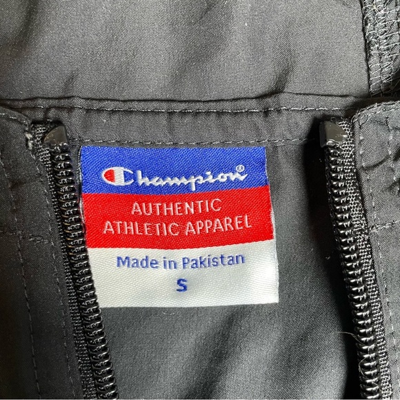 Baylor Champion Windbreaker With Hood | Men’s Size Small | Black - Picture 5 of 7